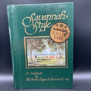 Savannah Style 1980 Spiral Bound HC Cookbook Book Junior League of Savannah